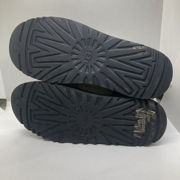 UGG WOMEN CLASSIC MINI BLACK MARBLE Womens 9 Boots - Picture 7 of 9